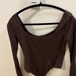 lululemon athletica Chocolate Brown Bodysuit